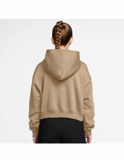 Sweat à capuche Femme W NSW PHNX FLC OS CRP HNLY HDY Marron