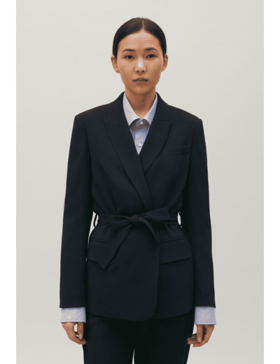 Veste tailleur bleu marine