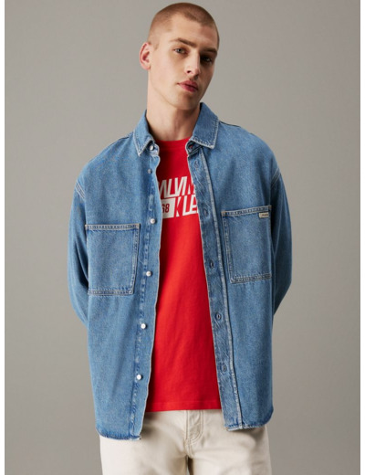 CHEMISE EN DENIM DÉCONTRACTÉE