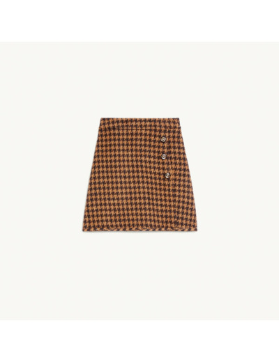 Jupe courte en tweed