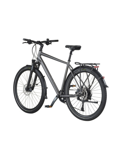 Vélo urbain/trekking VITESS 10 Graphite Noir