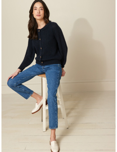 CARDIGAN MOHAIR BOULE