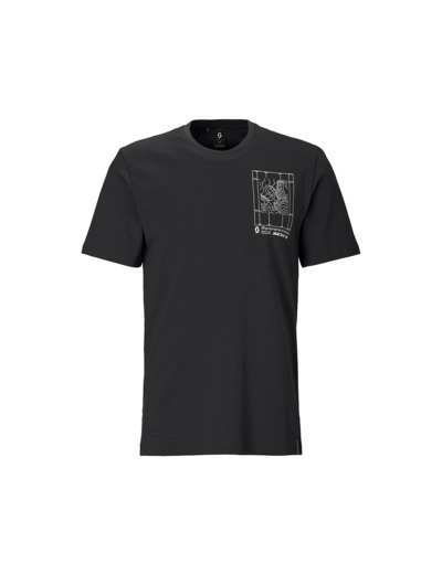 T-shirt manches courtes Homme CASUAL Noir