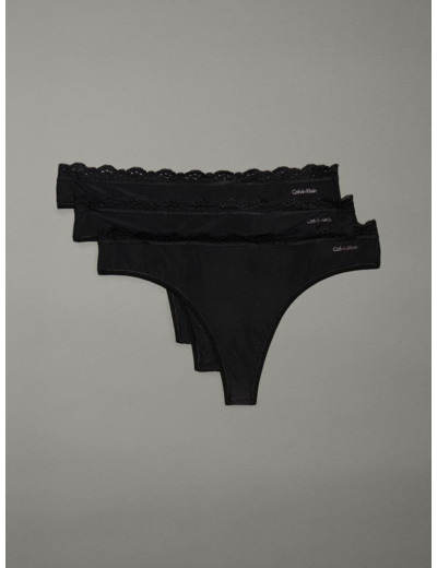 STRING EN LACE - PACK DE 3