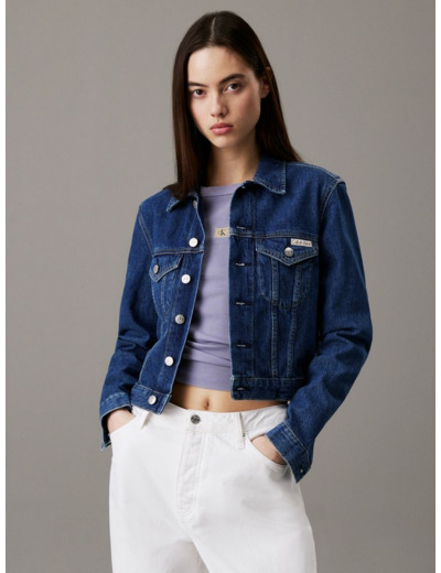 VESTE TRUCKER EN DENIM CROPPÉE DES ANNÉES 90