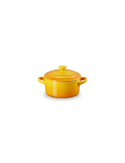 Mini cocotte 10cm en céramique nectar