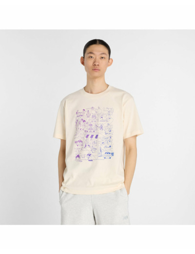 T-shirt Homme ATH CM SS Beige