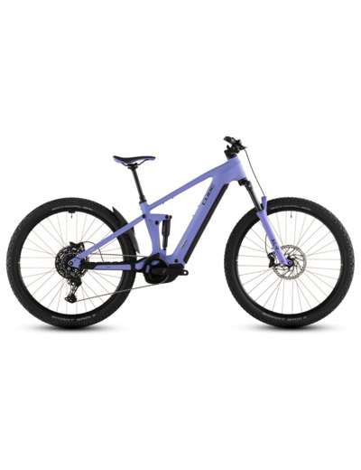 VTT tout suspendu électrique STEREO HYBRID ONE22 PRO 600 Lilas/Lime