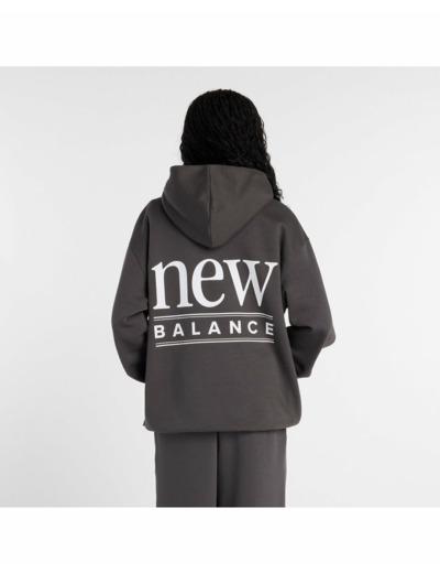 Sweat à capuche Femme RE LONG LENGTH HD Gris