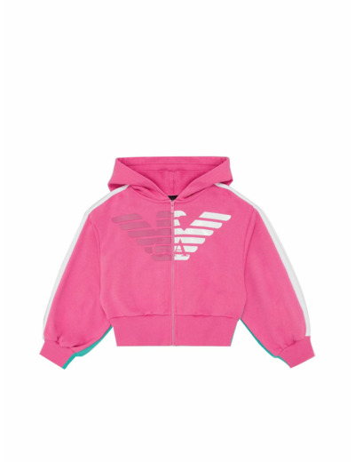 เสื้อสเวตเชิ้ตเด็กหญิงพิมพ์ลายโลโก้ SS23