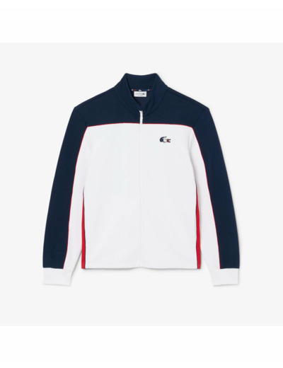 Sweat col zip Homme FRENCH TEAMS Bleu
