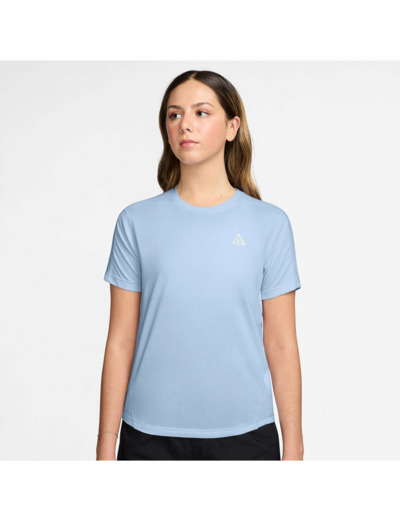 T-shirt Femme W ACG TRAIL DF SS TOP Bleu