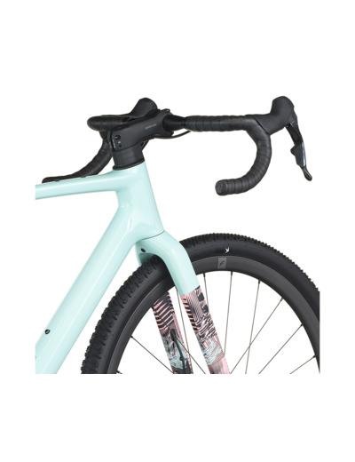 Vélo de gravel ADDICT GRAVEL 10 Bleu Glace/Rose Glace
